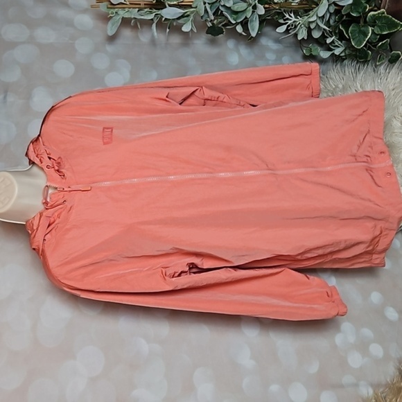 PINK Victoria's Secret Jackets & Blazers - PINK | Salmon Oversized Windbreaker